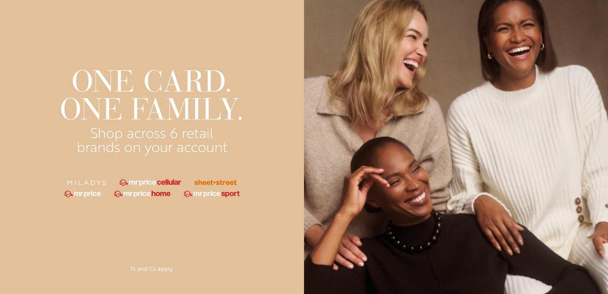 one card - shop many brands - mrpmoney account cards